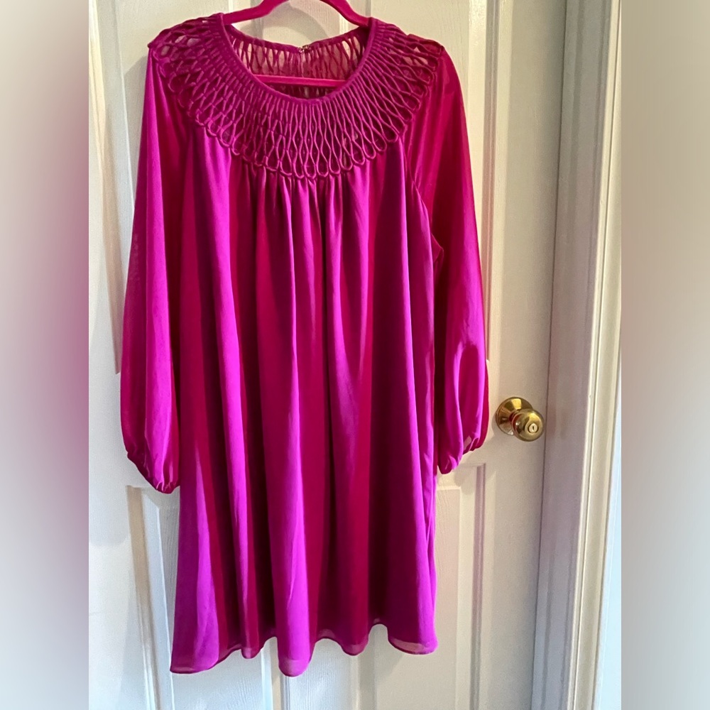 NWT Trina Turk Fuscia dress. Size XL